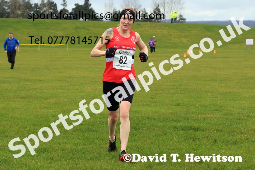 Womens 35+ and Mens 65+ 2023 NEMAA Cross Country, Croft Circuit, North Yorkshire. Photo: David T. Hewitson/Sports for All Pics